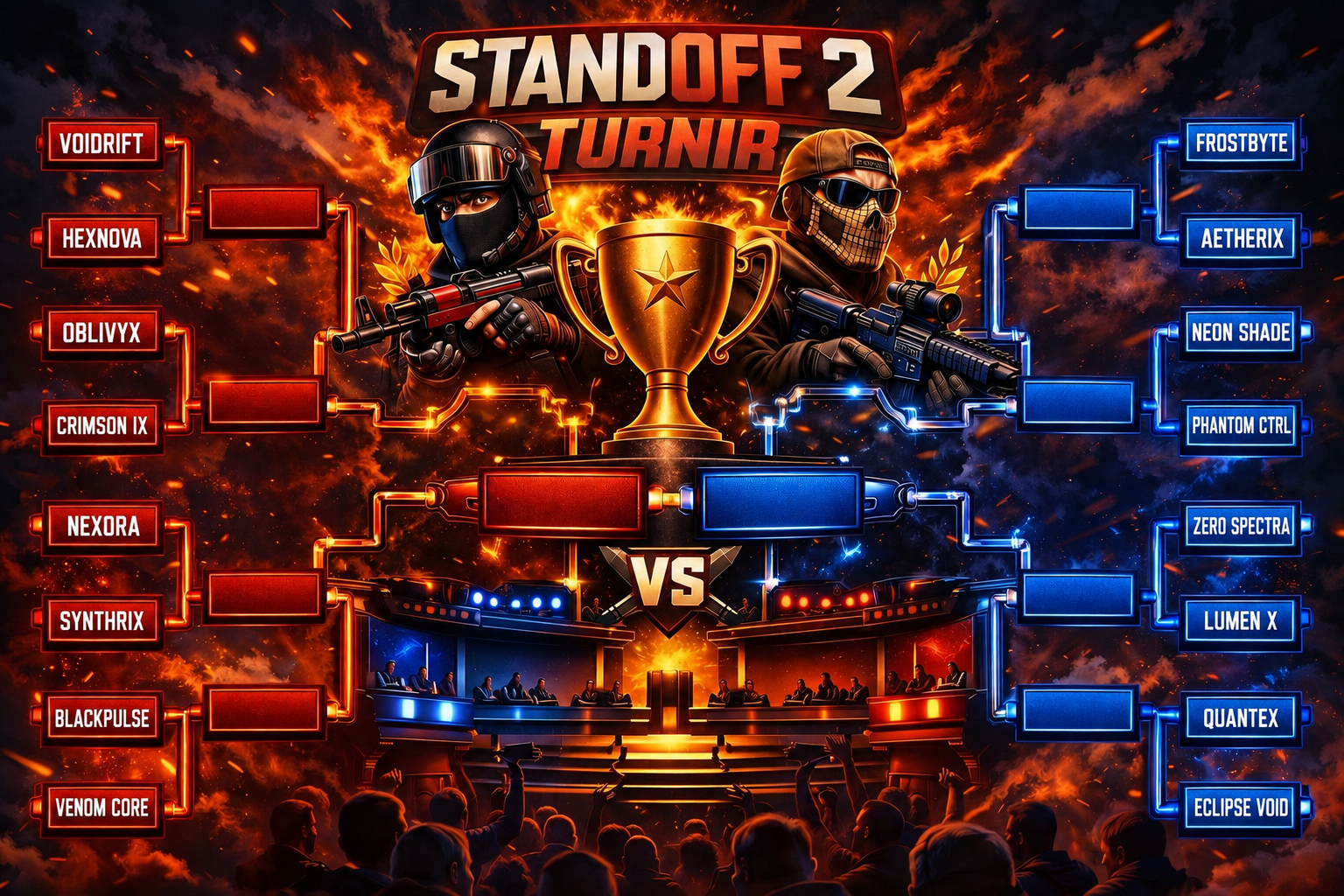Турнирная сетка Standoff 2